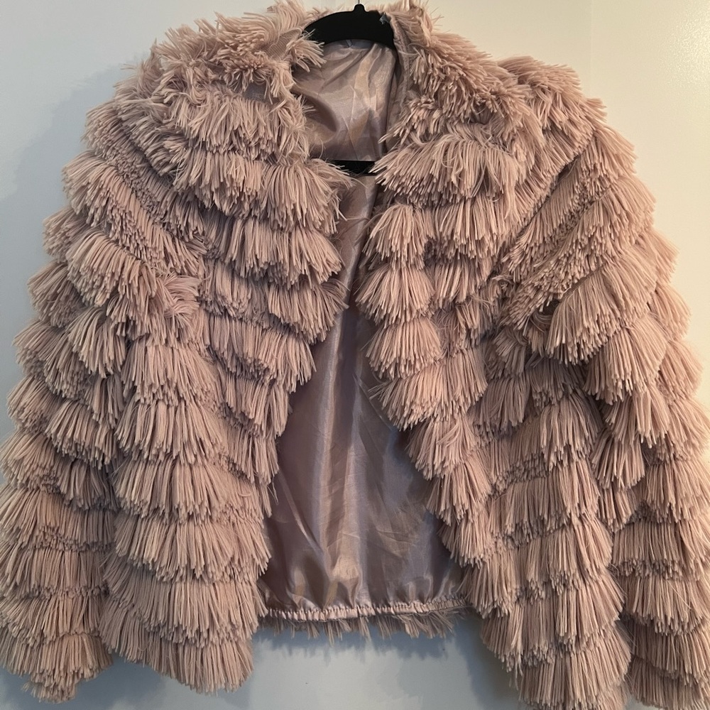 FashionNova - “Tweety Fur Jacket”